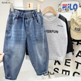 BST QUẦN JEANS BÉ TRAI HÃNG KACADY-Sỉ 137k