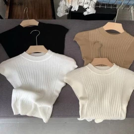 ÁO LEN MỎNG CỔ BO TAY HẾN - sỉ 103k