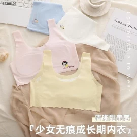 SET 4 ÁO LÓT LỤA BĂNG CHO BÉ GÁI MỚI LỚN-Giá sỉ 75k/set 4c