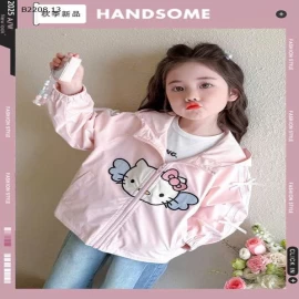  ÁO KHOÁC MÈO KITTY CHO BÉ GÁI-Giá sỉ 197k