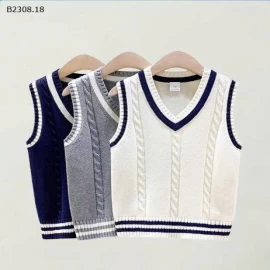 ÁO GILE LEN DỆT KIM KIỂU DÁNG ĐỒNG PHỤC-Giá sỉ 136k