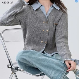 ÁO LEN PHỐI SƠ MI- sỉ 245k