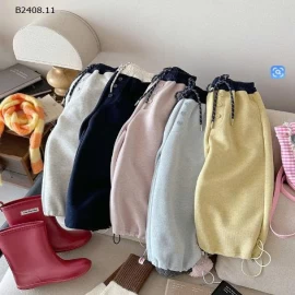 QUẦN RÚT GẤU PHỐI CẠP BG-Giá sỉ 157k