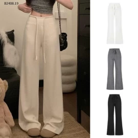 Quần suông cotton dây rút eo Mosesqueen-Sỉ 135k