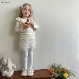 QUẦN TẤT MIX VÁY VOAN BỒNG -Giá sỉ 115k