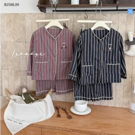 SET PIJAMA KẺ SỌC CHO BÉ-Giá sỉ  202k.