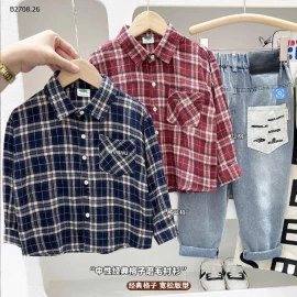 ÁO SƠ MI KẺ CARO KACADY-Giá sỉ 130k