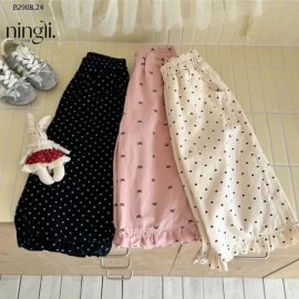 QUẦN GẤU BÈO HỌA TIẾT NINGLI BG-Giá sỉ 126k