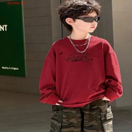 SET ÁO NỈ CHỮ MIX QUẦN RẰN RI BT-Giá sỉ áo: 152k  quần: 180k 