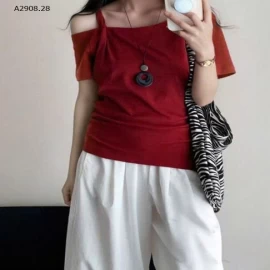 ÁO THUN TRỄ VAI ANNA-Giá sỉ 130k