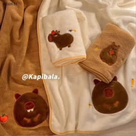 SET 2 KHĂN CAPYBARA-Giá sỉ 80k