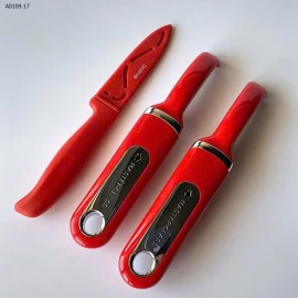 Combo 1 nạo + 1 dao đỏ chót hãng Masterclass   - Giá sỉ 85k