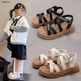DÉP SANDAL QUAI CHÉO CHO BÉ GÁI-Giá sỉ giá  26-30: 126k  31-36: 136k 