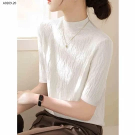 ÁO THUN CỔ MOCK-NECK HÀN QUỐC-Giá sỉ 75k