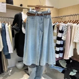 QUẦN JEAN SUÔNG ỐNG RỘNG- sỉ 195k