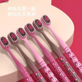 BÀN CHẢI ĐÁNH RĂNG GẤU DÂU - sỉ 50k