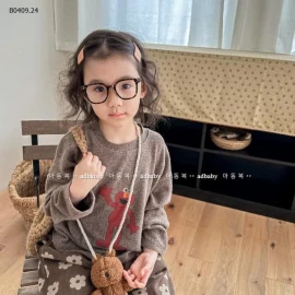 ÁO HOẠT HÌNH DÀI TAY BG-Giá sỉ 150k