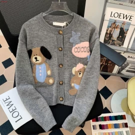 Cardigan Gấu Siêu Xinh – Ấm Áp Mùa Thu Đông - sỉ 135k