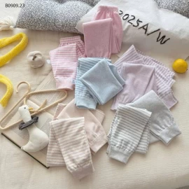 SET 2 QUẦN KẺ PASTEL  -Giá sỉ 80-120    97K/1 SET  130-160   117K/1 SET