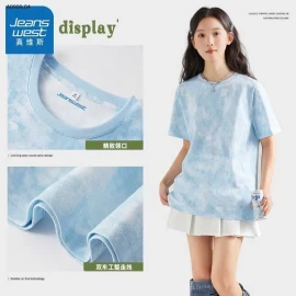  ÁO THUN LOANG TRÁI TIM JEANSWEST NỮ -Sỉ 135k