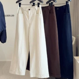 QUẦN ỐNG RỘNG LƯNG CHUN ANNA  - sỉ 210k