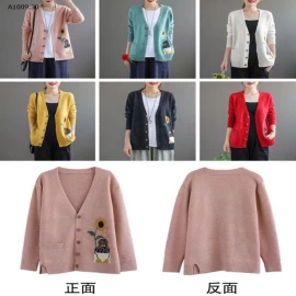  ÁO CARDIGAN LEN HOẠ TIẾT CHO NỮ- sỉ 153k