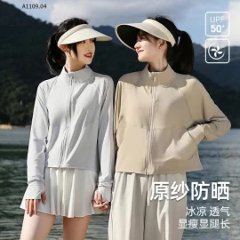 ÁO CHỐNG NẮNG DÁNG RỘNG CROPTOP - sỉ 172k