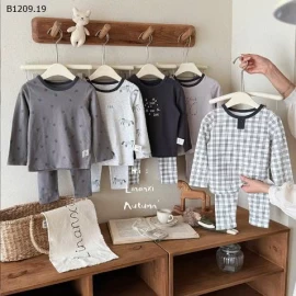  BỘ MẶC NHÀ đầu thu cho bé -Giá sỉ 132k