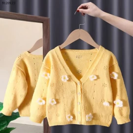  ÁO CARDIGAN LEN CHO BÉ GÁI3-Giá sỉ 123k