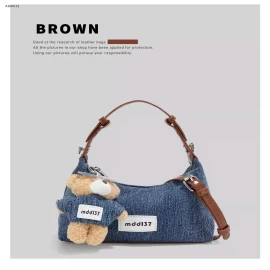 Túi Denim kèm Charm siu kiu nhà Ceekay - sỉ 255k  