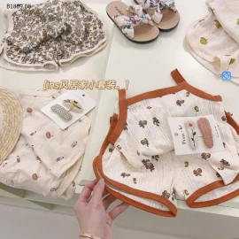 Bộ đồ ngủ cotton thoáng khí cho bé -Giá sỉ 72k