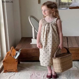 VÁY SÁT NÁCH DÁNG DÀI CHO BÉ GÁI-Giá sỉ 165k