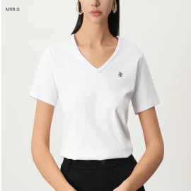 ÁO CỘC TAY CỔ V CANVAUS- sỉ 200k