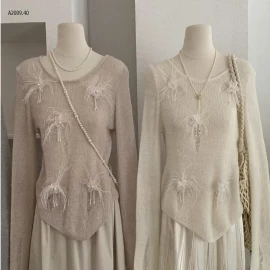 ÁO DỆT KIM ĐÍNH LÔNG- sỉ 248k