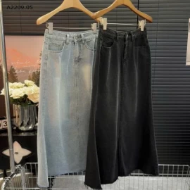 CHÂN VÁY JEAN DÁNG DÀI CHO NỮ- sỉ 199k