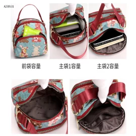 TÚI ĐEO CHÉO HỌA TIẾT  XINH XẮN ĐỰNG CẢ THẾ GIỚI- sỉ 116k