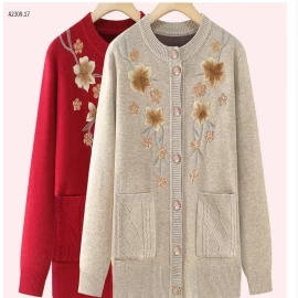  ÁO KHOÁC LEN TRUNG NIÊN CHO BÀ - sỉ 289k