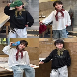 ÁO THUN CHỮ DÀI TAY BT - sỉ 142k