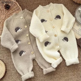 Bộ len đan liền thân cho trẻ- sỉ 172k