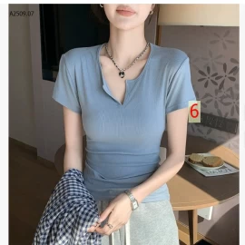 ÁO THUN CỔ MỞ NỮ-Giá sỉ 78k