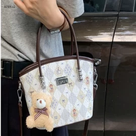  TÚI XÁCH CARO GẤU BEAR KÈM MÓC GẤU - sỉ 167k