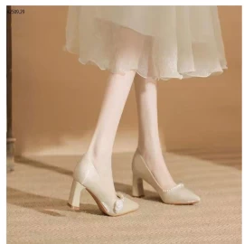 GIÀY CAO GÓT NƠ NGỌC TRAI -Giá sỉ 210k