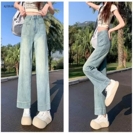 QUẦN JEAN ỐNG RỘNG - sỉ 182k