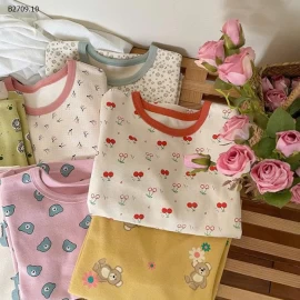 Bộ quần áo mặc nhà hoạt hình mùa thu đông cho bé  AMBB-Giá sỉ 138k