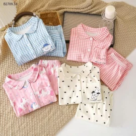 PIJAMA QCCC  CHO BÉ YÊU -Giá sỉ sz 80-110 : 74k sz 120-140 :  88k