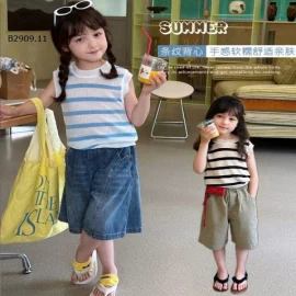 Áo len dệt kim sọc kiểu Hàn Quốc cho trẻ nhà AMBB - giá sỉ  size : 90-150 giá 125k size 160 giá 135k