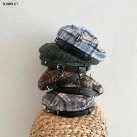 MŨ NỒI KẺ CARO CHO BÉ-Giá sỉ 96k