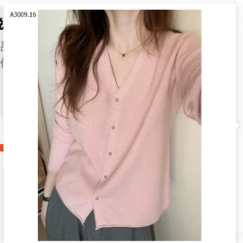 KHOÁC LEN MỎNG CỔ TIM - sỉ 155k