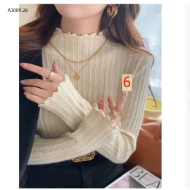 ÁO LEN GÂN CỔ CAO - sỉ 95k