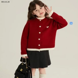 Áo len cardigan len Aimo Beibei - giá sỉ  size : 90-150 : 213k size 160 : 229k